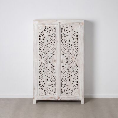 PINK WHITE CABINET MANGO WOOD ST605332