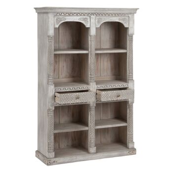 ETAGERE EN BOIS DE MANGUIER GRIS SALON ST605333 4