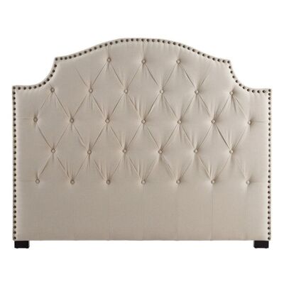 "CAPITONÉ" HEADBOARD CREAM FABRIC-WOOD ST152774