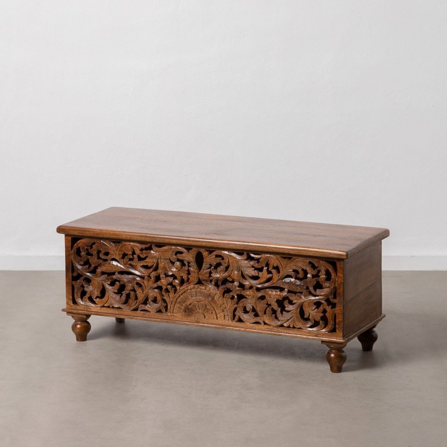 BAULE DA DECORAZIONE IN LEGNO MARRONE ST605338