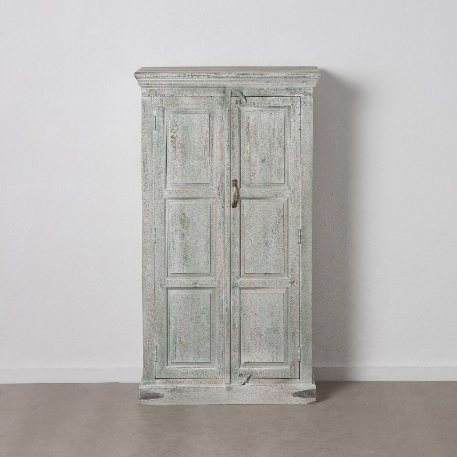 ARMARIO GRIS MADERA DE MANGO SALÓN ST605341