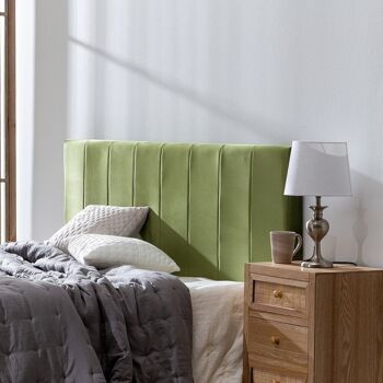 TÊTE DE LIT CHAMBRE TISSU VERT ST602600 2