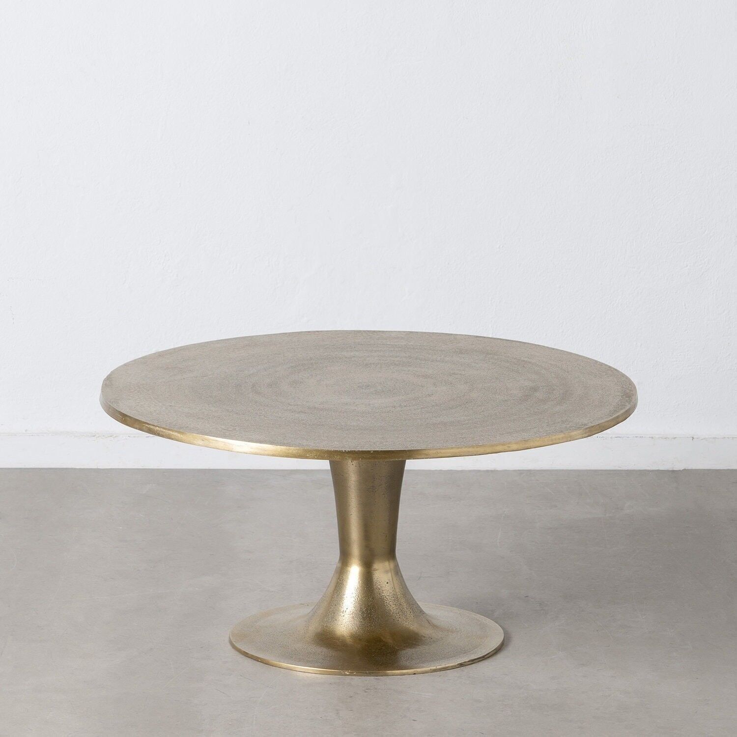 TAVOLINO DA SALOTTO OLD GOLD ALLUMINIO ST605359