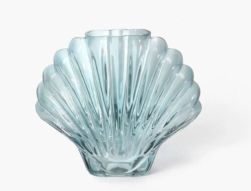 Blue Seashell vase