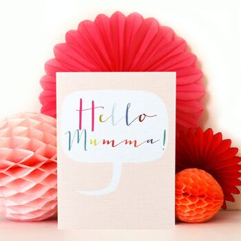 TW439 Mini carte bonjour maman 3