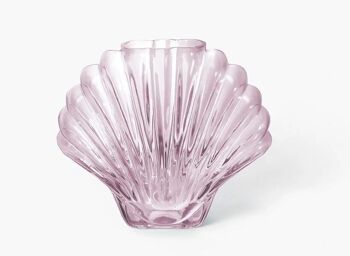 Vase coquillage rose