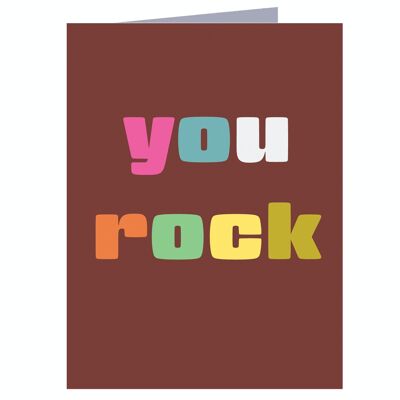 TW444 Mini You Rock Card