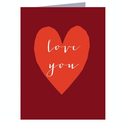 TW445 Mini Love You Card