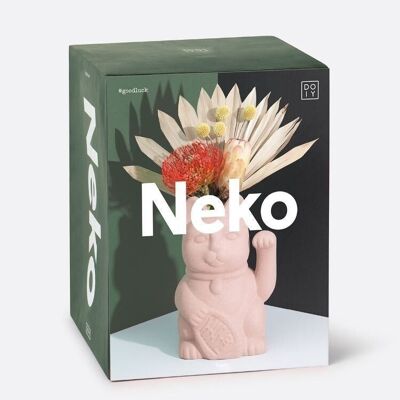 Neko vase apricot