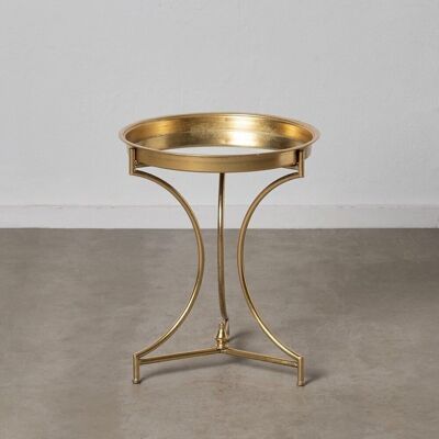 GOLD TABLE METAL-GLASS DECORATION ST603099