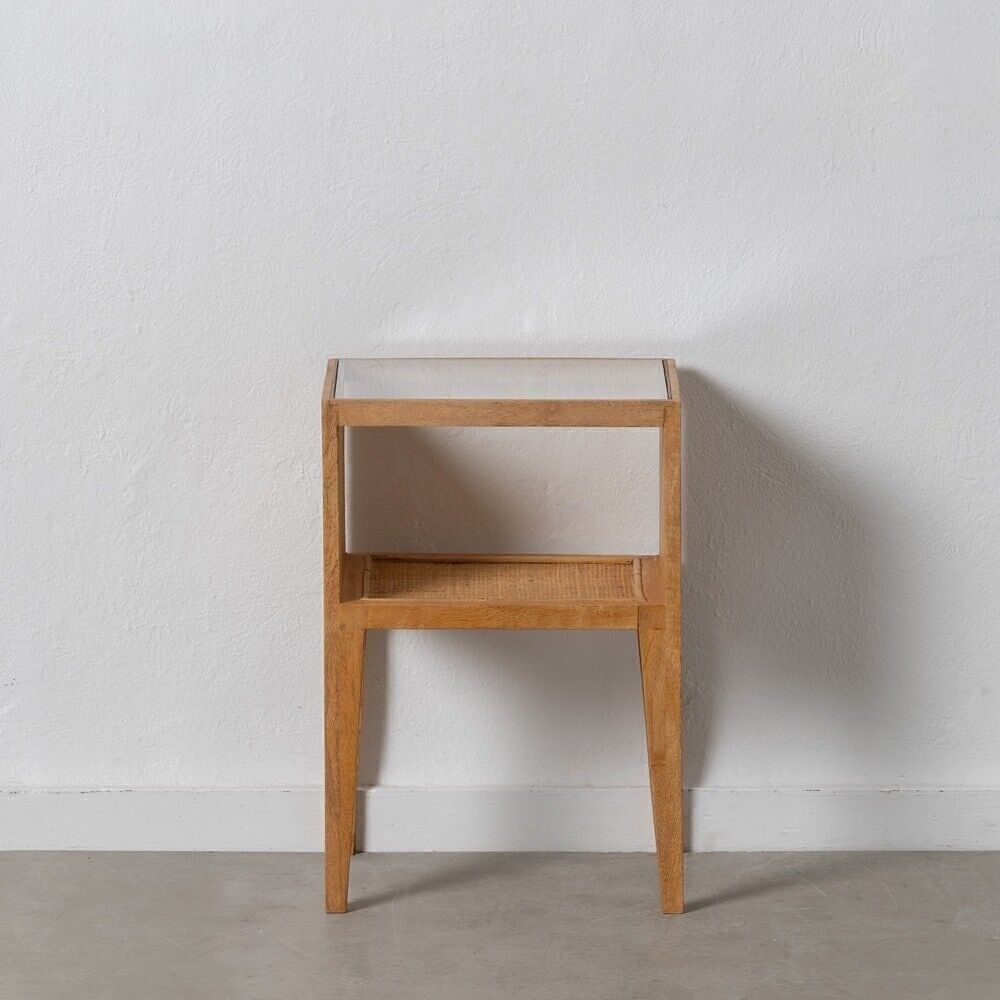 SOGGIORNO ST605370 TAVOLO LEGNO NATURALE-RATAN