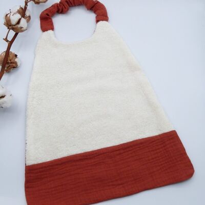 Joseph autonomy towel in organic cotton - Terracotta