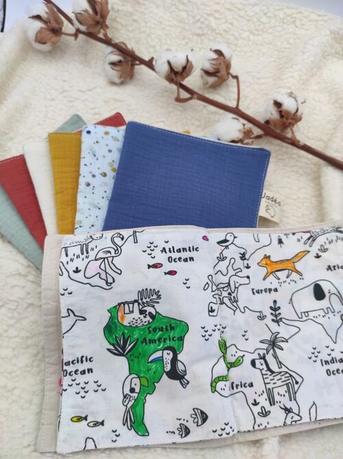 Cahier de coloriage lavable Maël - Écru