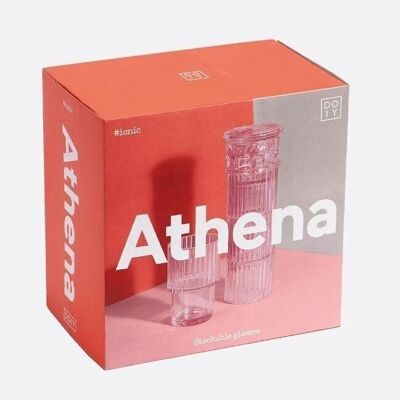 Athena Brille rosa