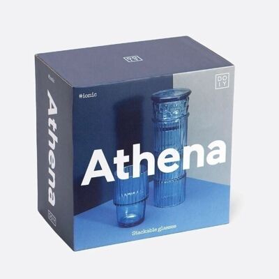 Athena Brille blau