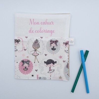 Cahier de coloriage Maël - Danseuses 🩰