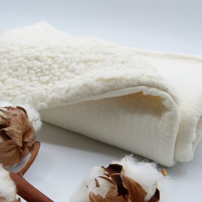 Clotilde Decke aus Bio-Baumwolle – Ecru