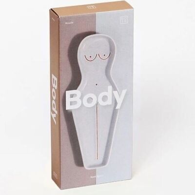 Body-shaped spoon rest