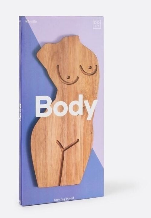 Body-shaped serving board