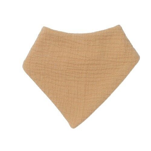 Bavoir bandana Gaspard - camel