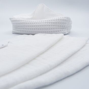 Mouchoirs lavables Margot en coton - Pack de 3 1