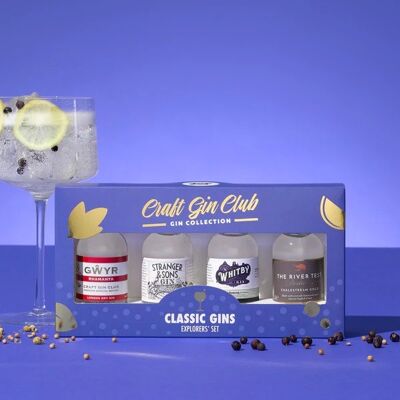 Craft Gin Club Explorers' Set - Classic Gins