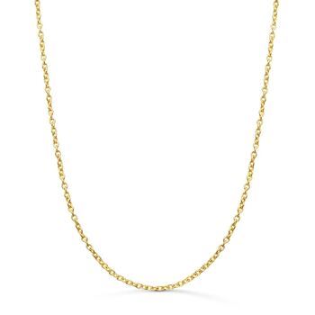 CHAINE EN OR JAUNE MASSIF 18K LARGEUR : 1.9MM LONGUEUR : 60CM 1