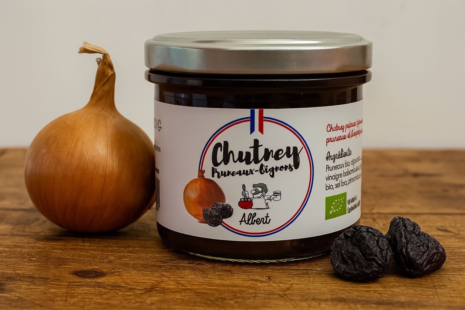 Organic prune & onion chutney
