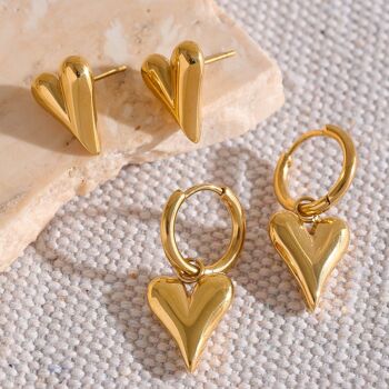 Boucles d'oreilles "Mon Coeur" 6