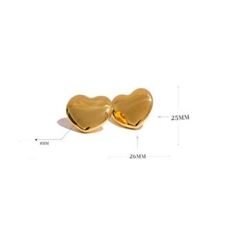 Boucles d'oreilles "Mon grand coeur" 7