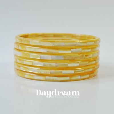 DAYDREAM mother-of-pearl bangle bracelet - BAHARI