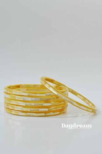 Bracelet jonc nacre DAYDREAM - BAHARI 6