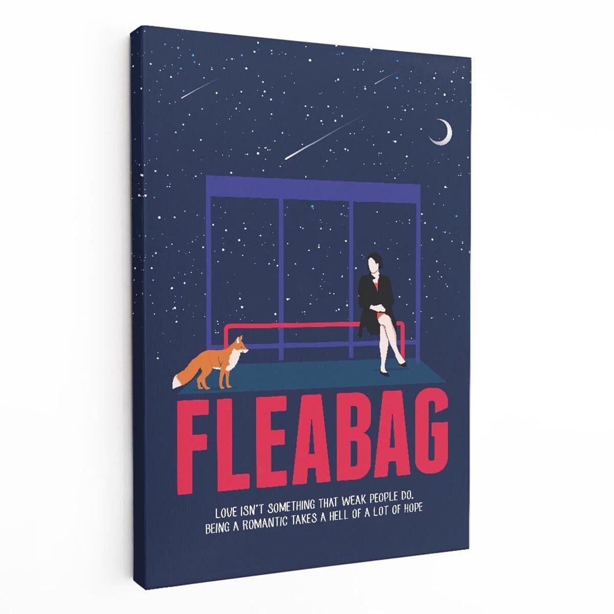 lienzo de bolsa de pulgas