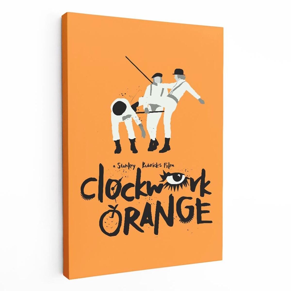 Lienzo de la película La Naranja Mecánica