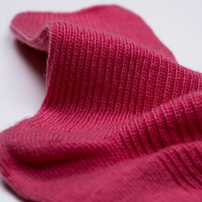 Pink Wool Socks with angora