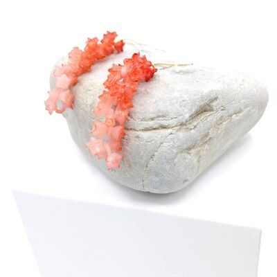 BOUCLE D'OREILLE SAKURA MANDARINE