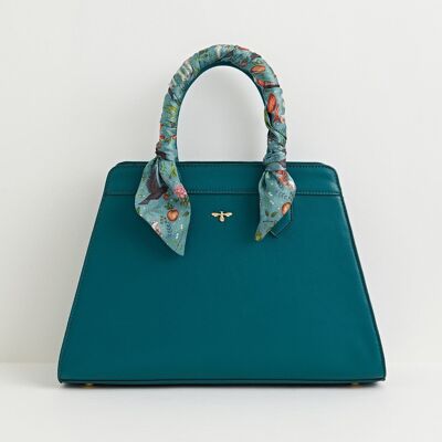 Into the Woods Teal Tote