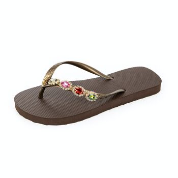 Chanclas Colina marron 1