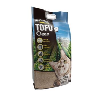 Litière pour chat Tofu Clean 8