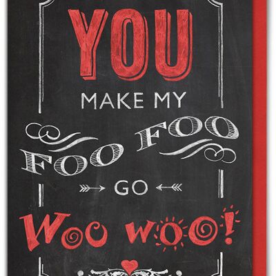 Woo Woo Funny Valentines Card