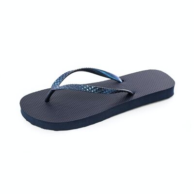 Chanclas Serpiente azul