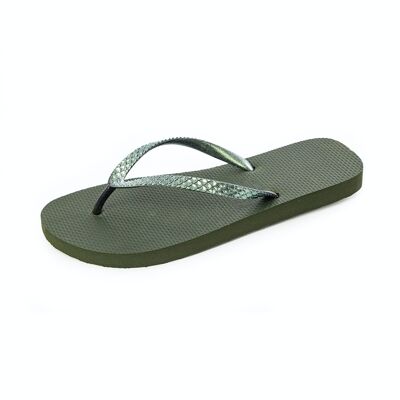 Chanclas Serpent olive