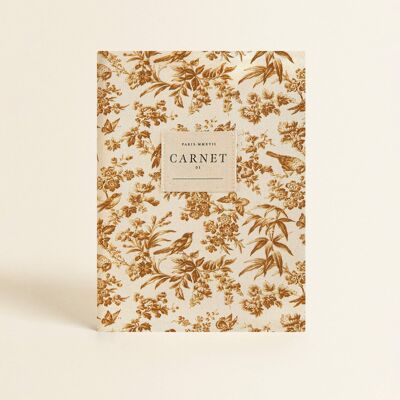 Papelería - Cuaderno tapa tela - Paradis Doré