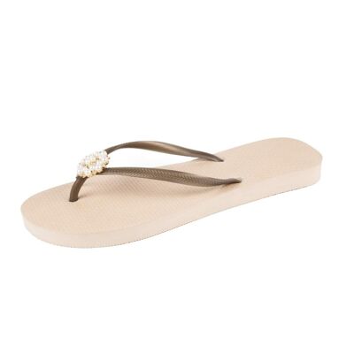 Chanclas Ana beige