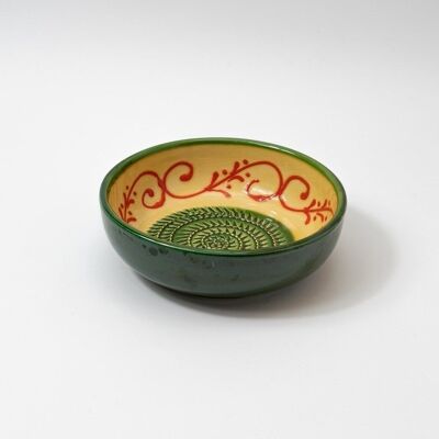 Plato de cerámica rallador de tomate y queso. Vintage española. ALHAMBRA