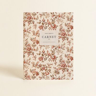 Papelería - Libreta tapa tela - Cantos de pájaros
