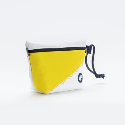 Beauty Case In Recycled Sail - Cyprus - Yellow