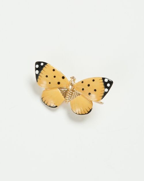 Fable Enamel Butterfly Brooch