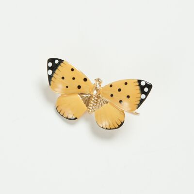 Fable Enamel Butterfly Brooch