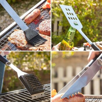 Kit d'Ustensiles pour Barbecue avec Étui BBSet InnovaGoods 12 Pièces 4